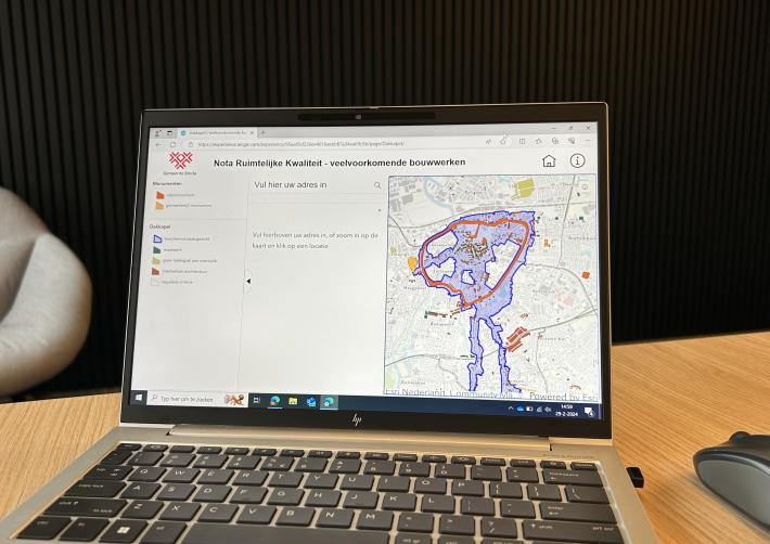 Interactieve kaart veelvoorkomende bouwwerken
