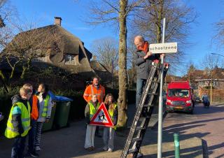 Verkeersbord schoolzone